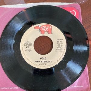 Vintage John Stewart 7” Vinyl Gold
